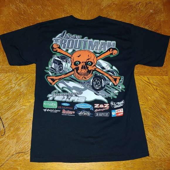 Local dirt track racing graphic t shirt "jason tro - Picture 2 of 6